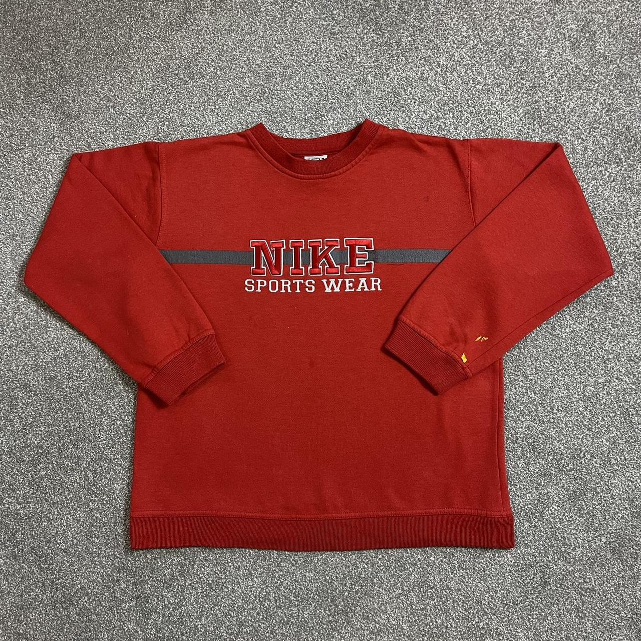 Mens Vintage Nike Red Sweatshirt XS Vintage Nike... Depop