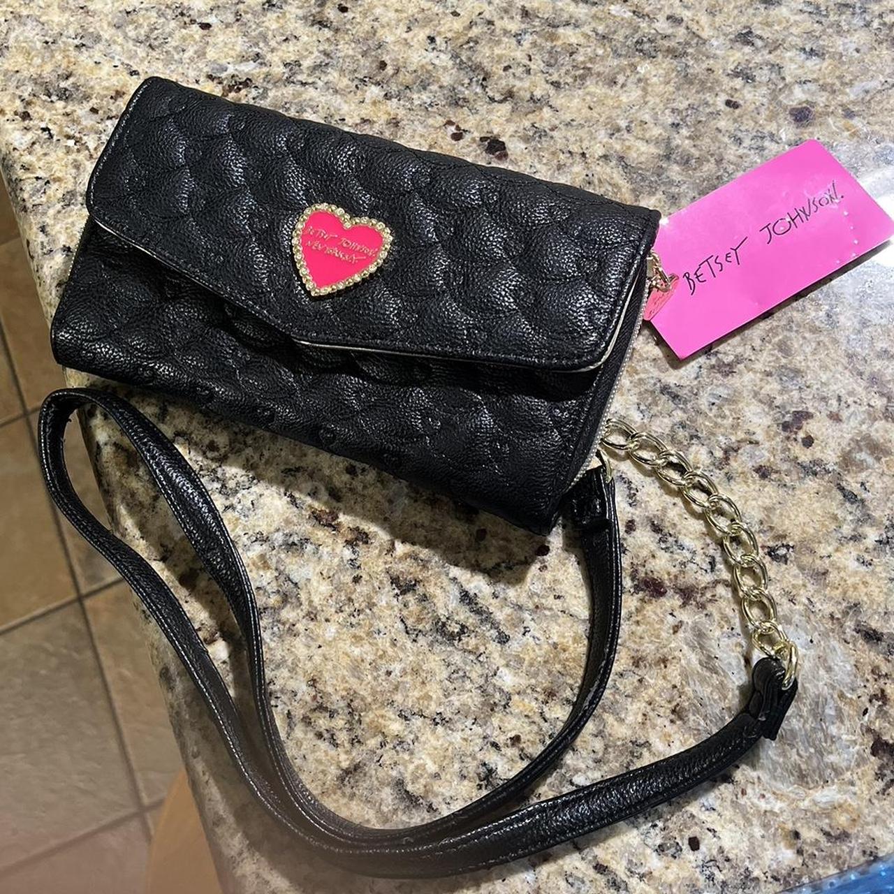 Betsey johnson black on sale crossbody