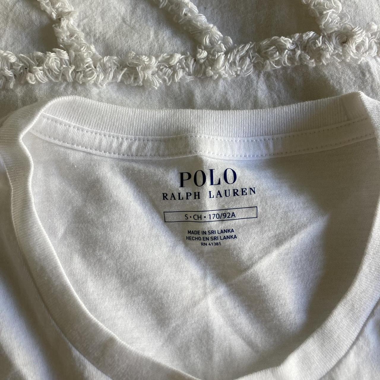 Ralph Lauren Classic White Polo Shirt - Depop
