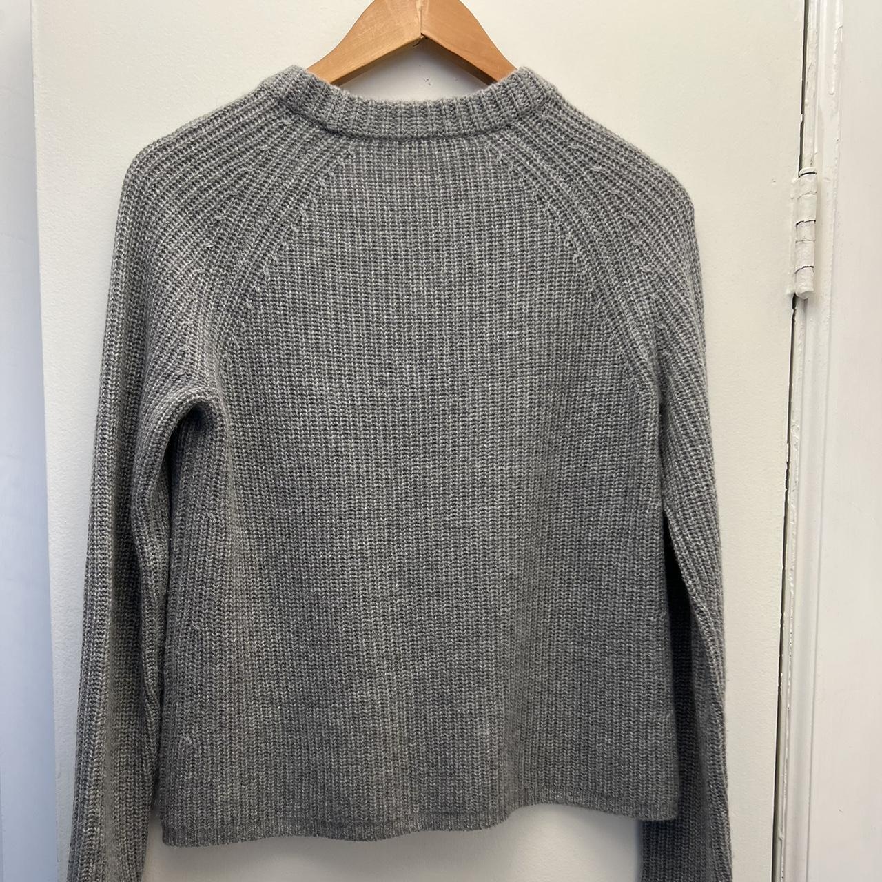 Jenni Kayne cashmere cropped fisherman sweater size... - Depop