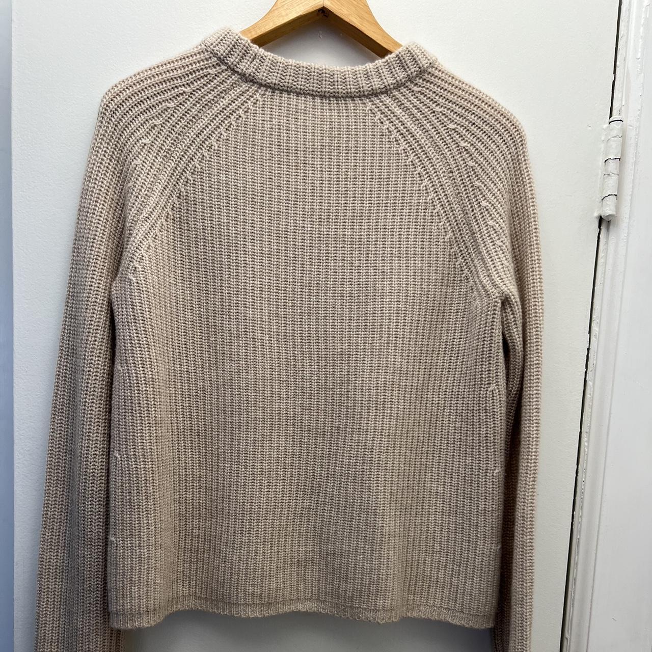 Jenni Kayne cashmere cropped fisherman sweater size... - Depop