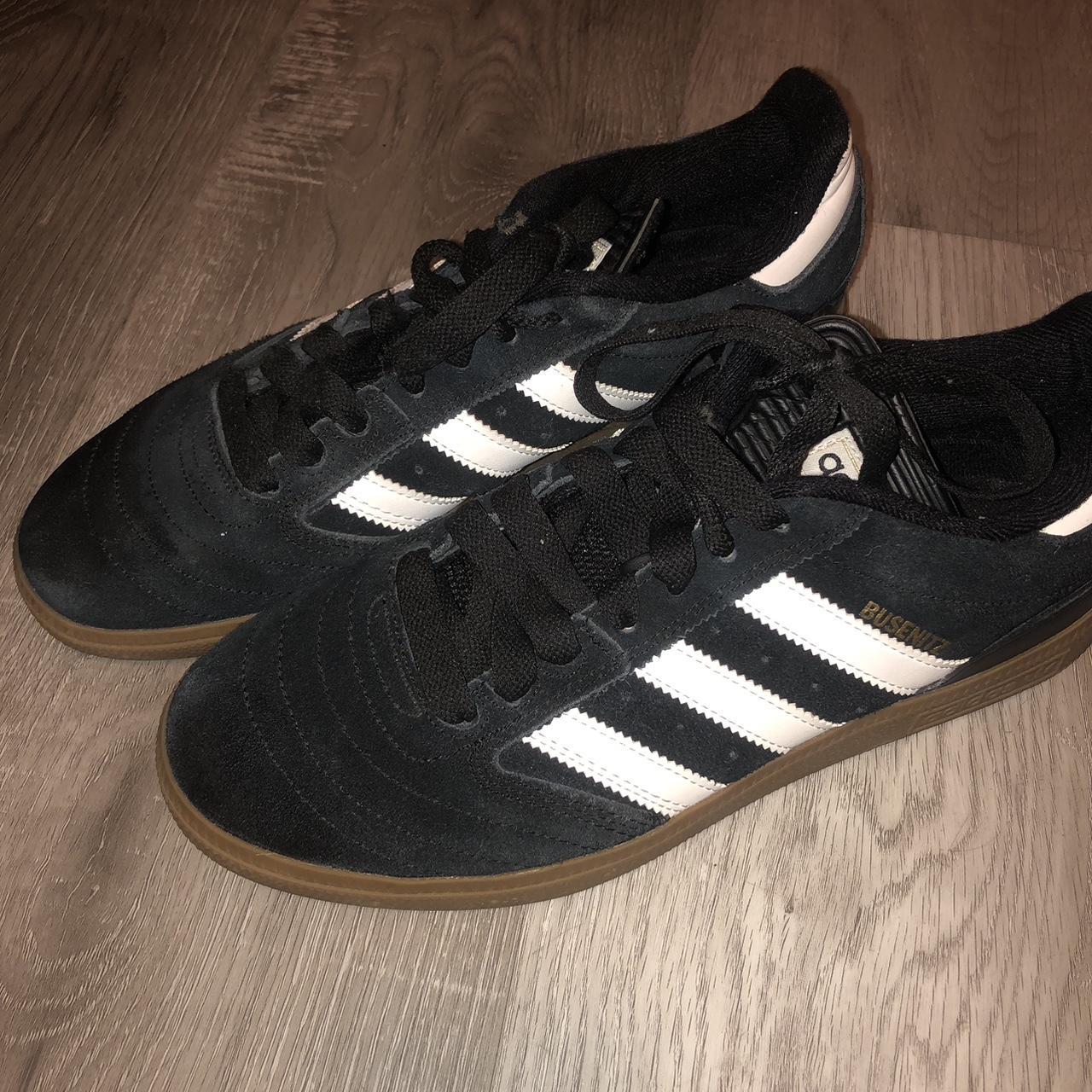 Adidas Men's Black and Brown Trainers | Depop