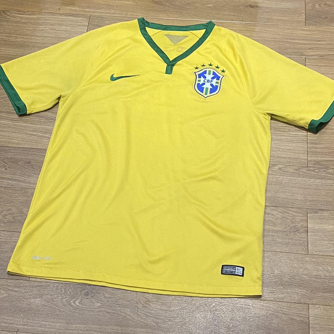 Size: medium Brazil shirt Condition: like... - Depop