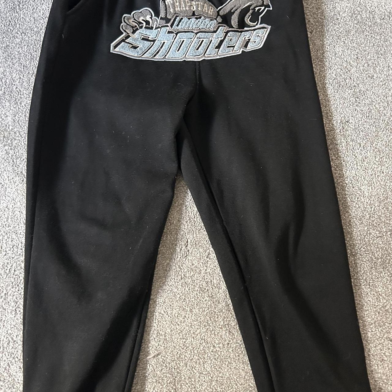 Men’s large Trapstar Shooters joggers Zip on one leg... - Depop