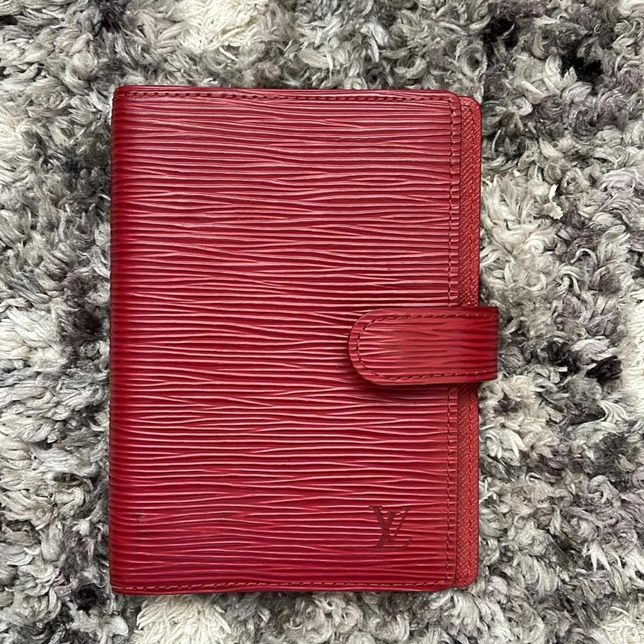 Louis Vuitton mini agenda binder with credit card