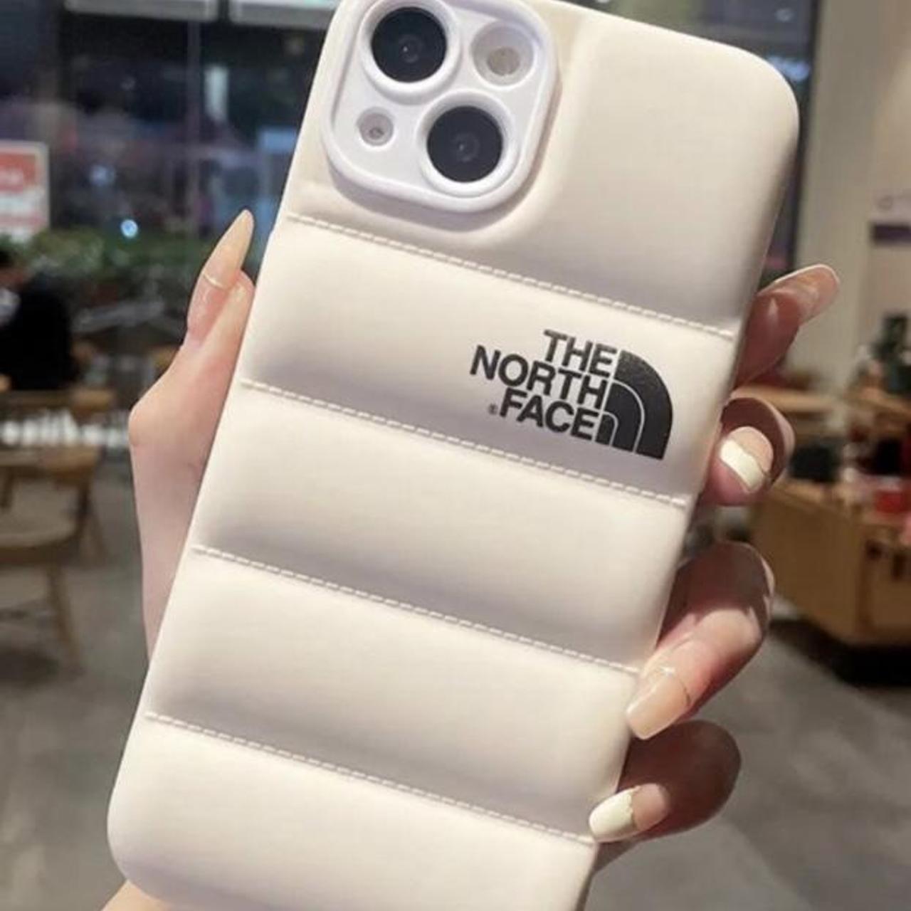 North face phone case beige-available sizes-iPhone... - Depop