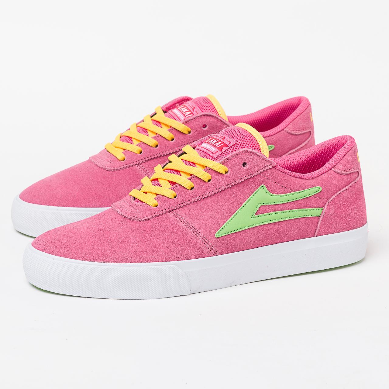 SIZE 9 LAKAI MANCHESTER PINK GREEN GUM NIB ALL. Depop