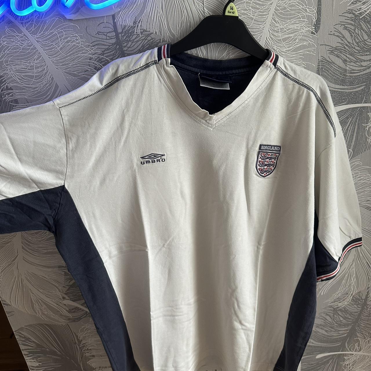 Vintage Umbro England T-shirt XXL #vintage #england... - Depop