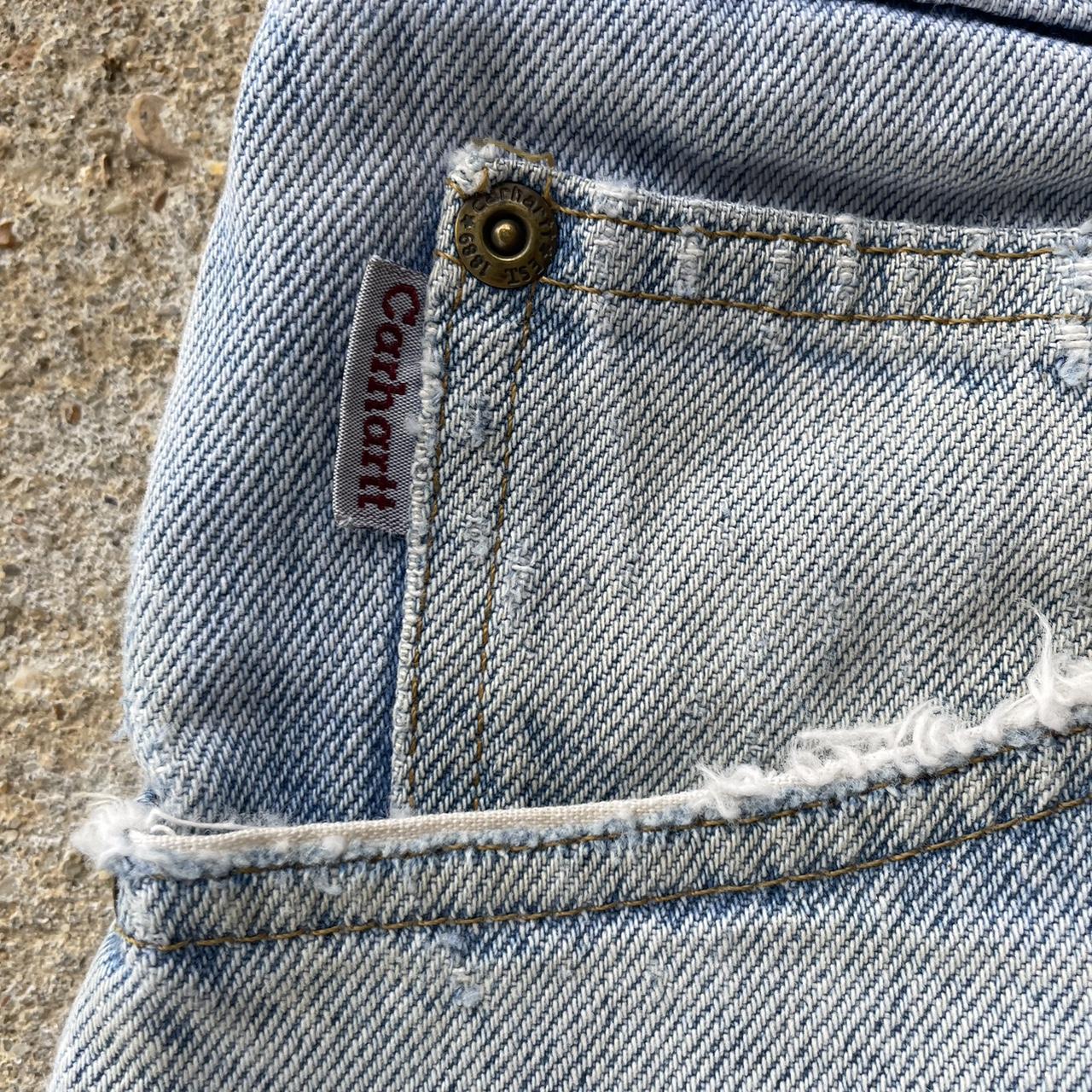 Vintage Big Boy Carhartt Carpenter Jeans Size... - Depop