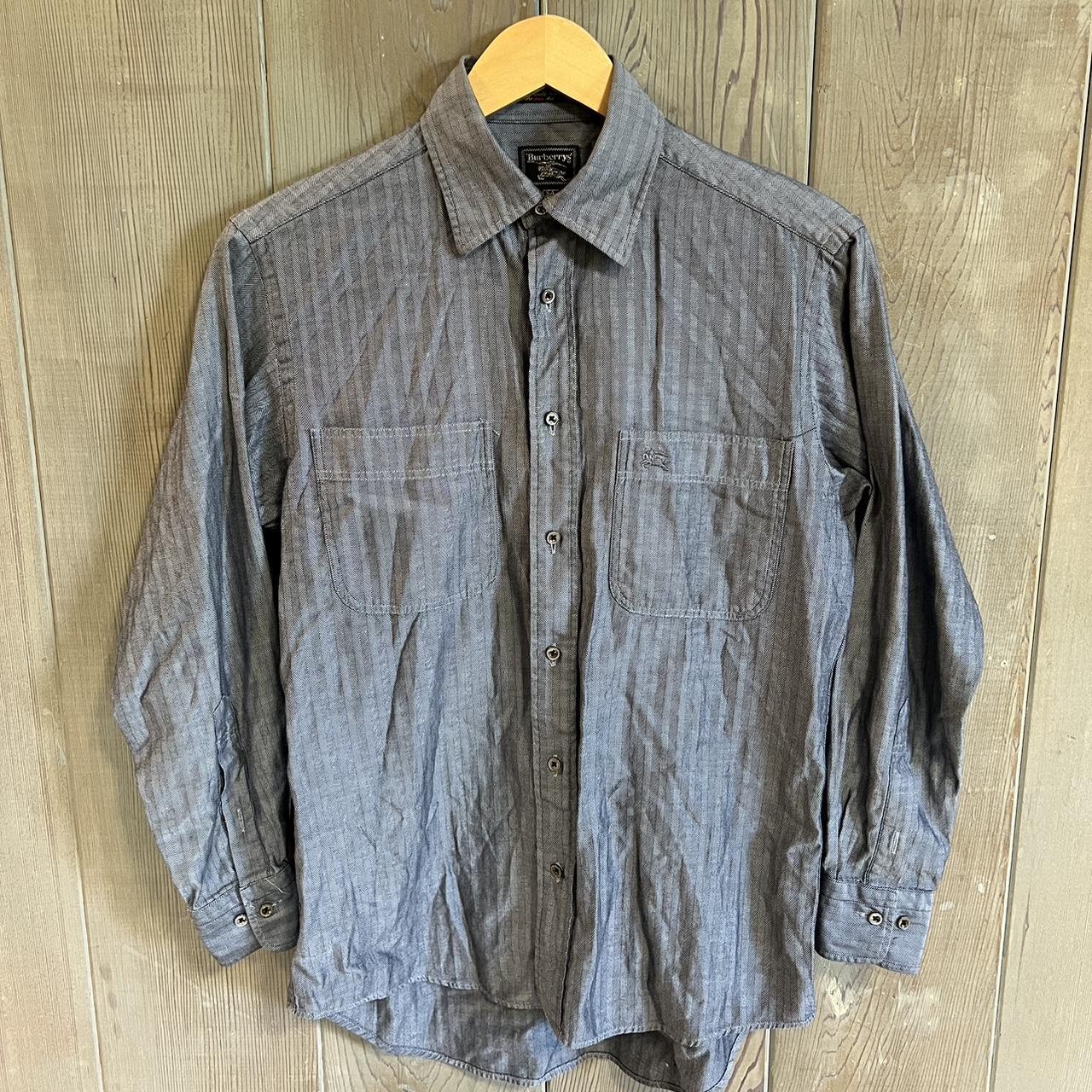 Vintage burberry button up hotsell