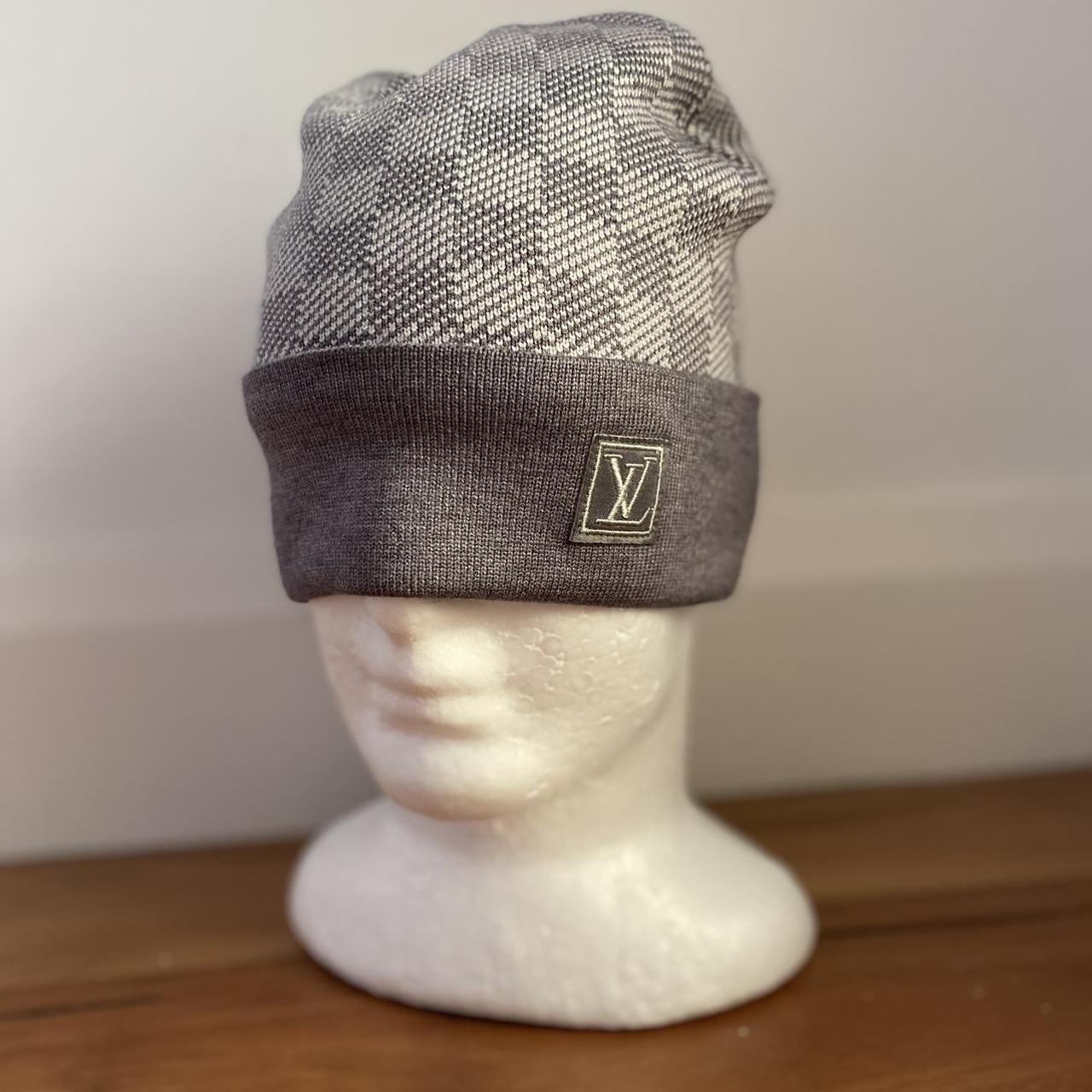 Louis Vuitton Men S Grey Hat Depop