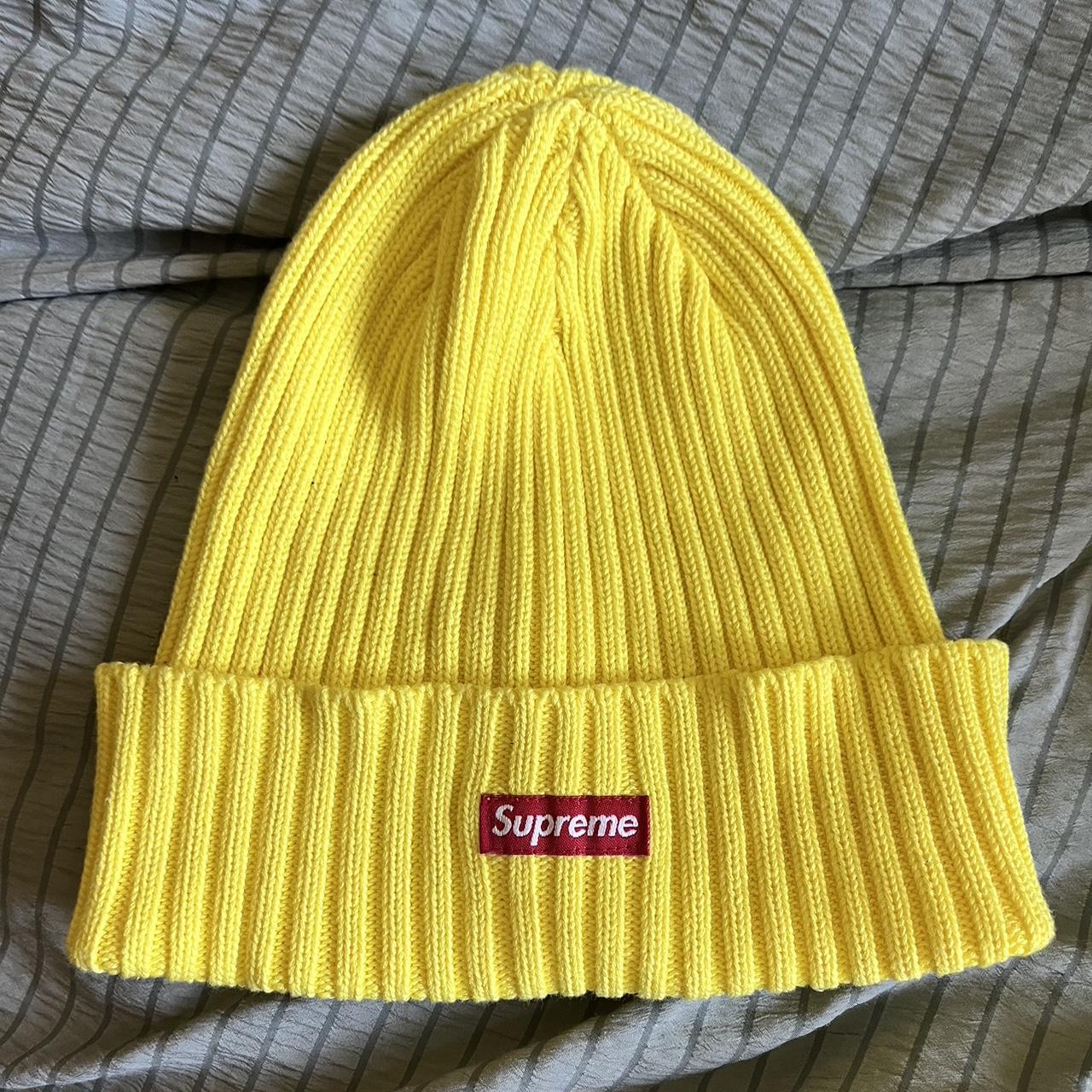 Supreme Box Logo Beanie (Crimson Red) Brand New, - Depop