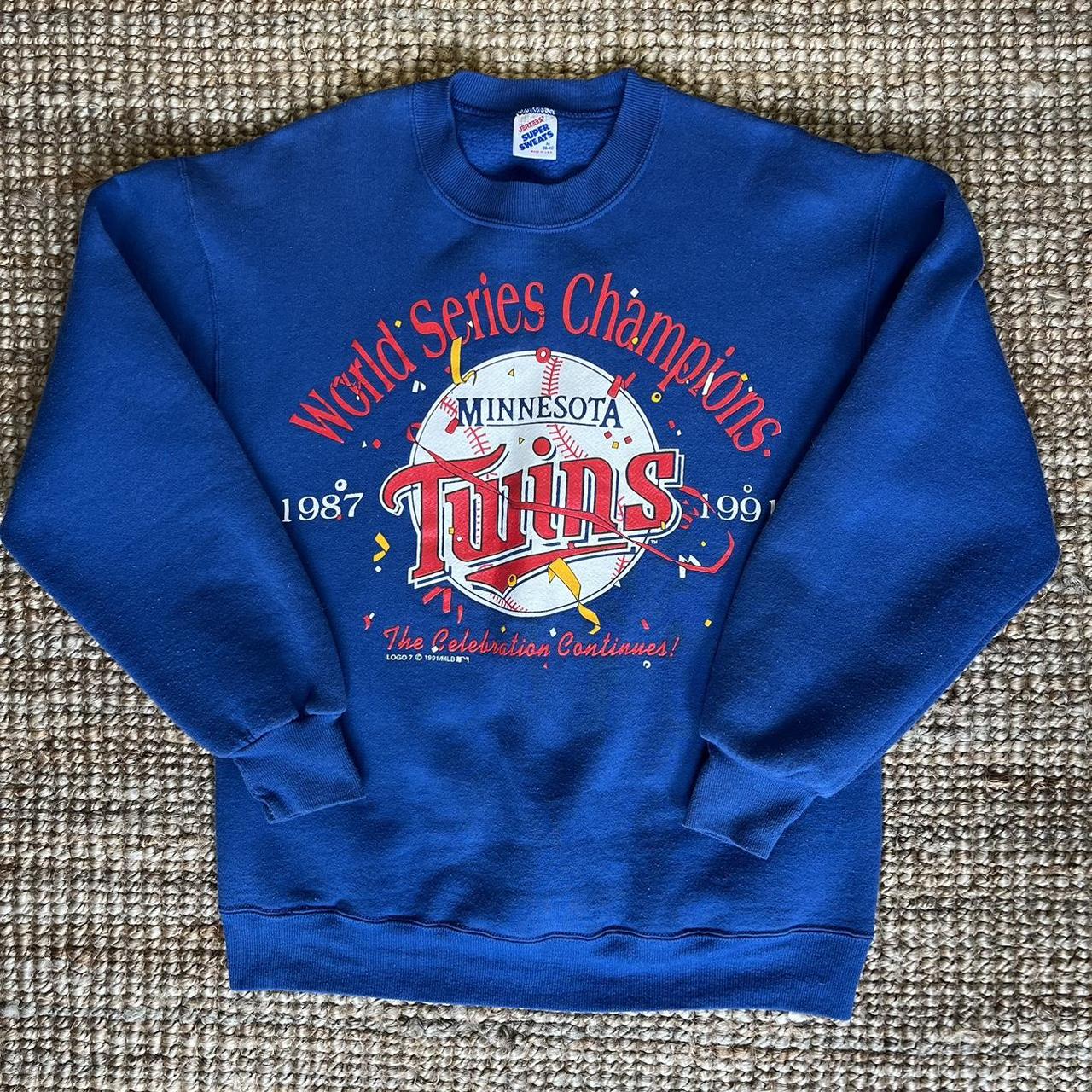 Vintage Minnesota Twins MLB 1991 World Series... - Depop