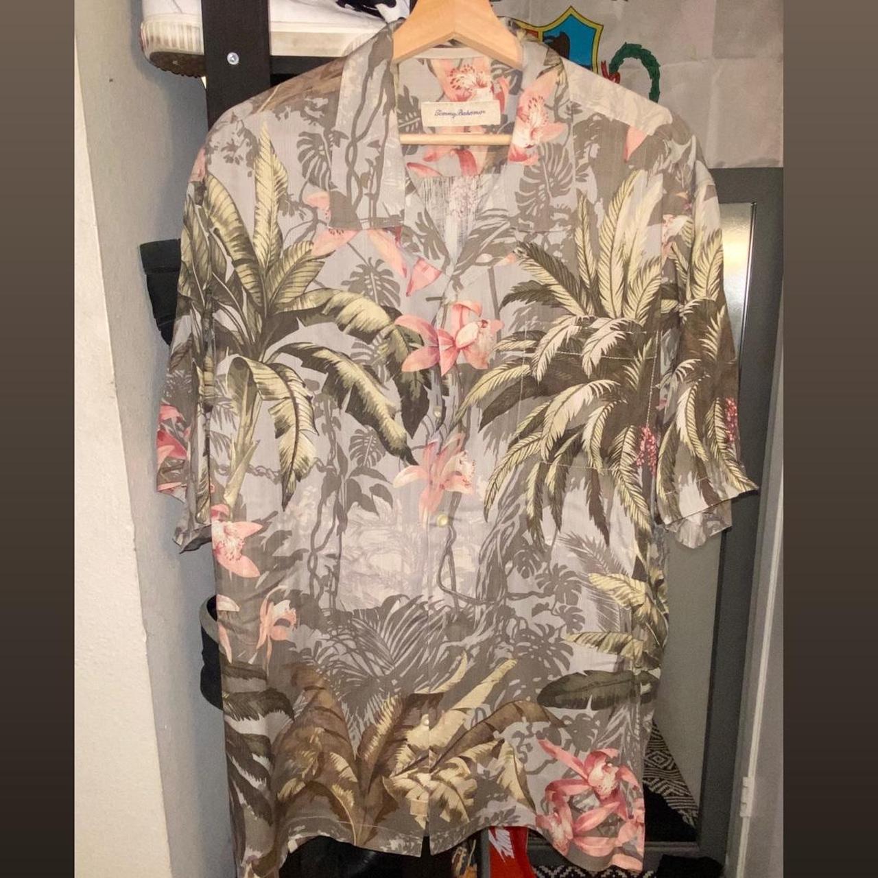 Vintage Tommy Bahama Silk Shirt Size XL No - Depop