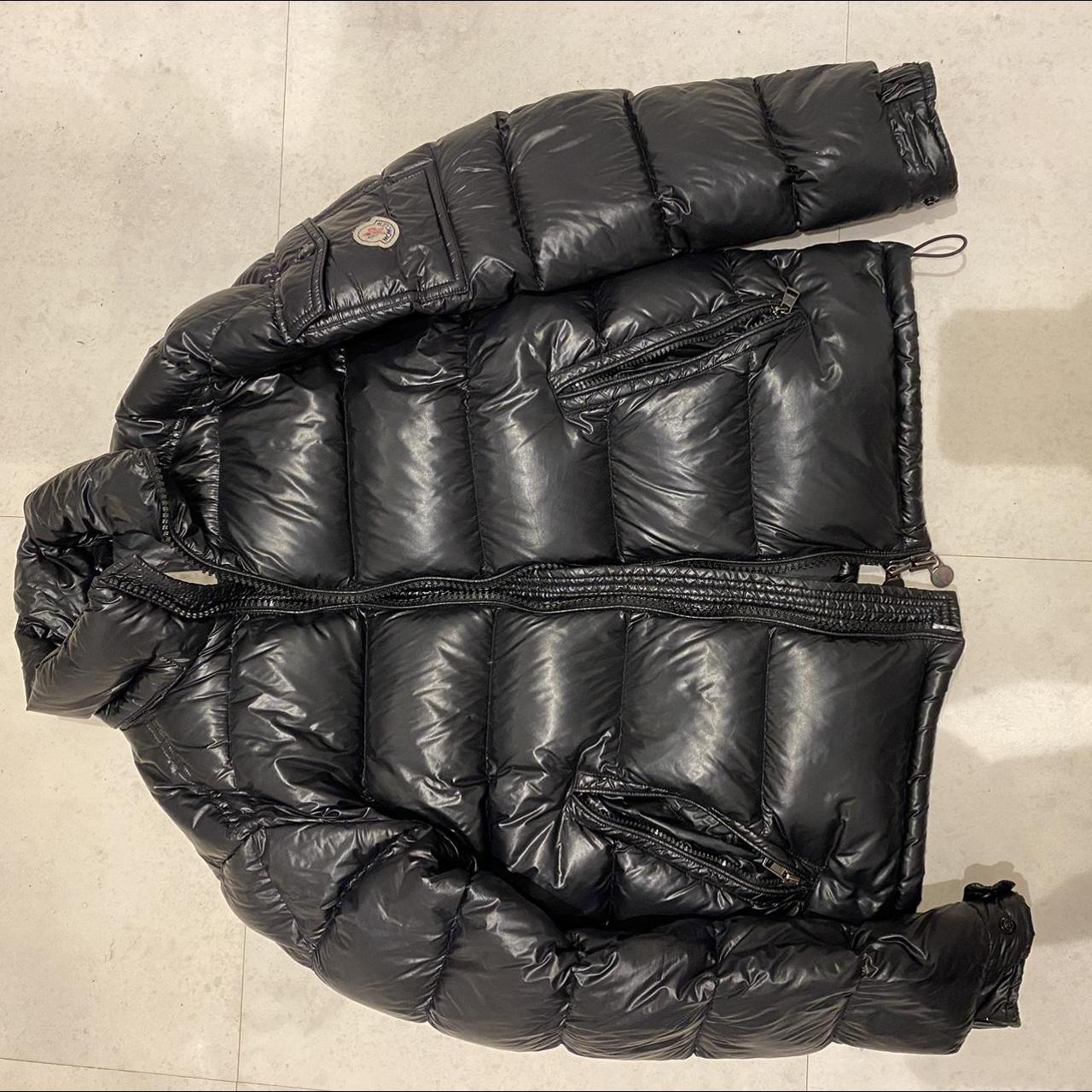 Moncler maya coat Moncler maya coat size 2 condition... - Depop