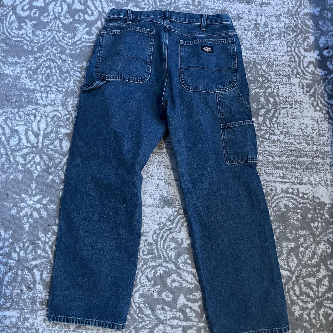 Dark Wash Dickies Carpenter Pants Size 34x30 Great... Depop