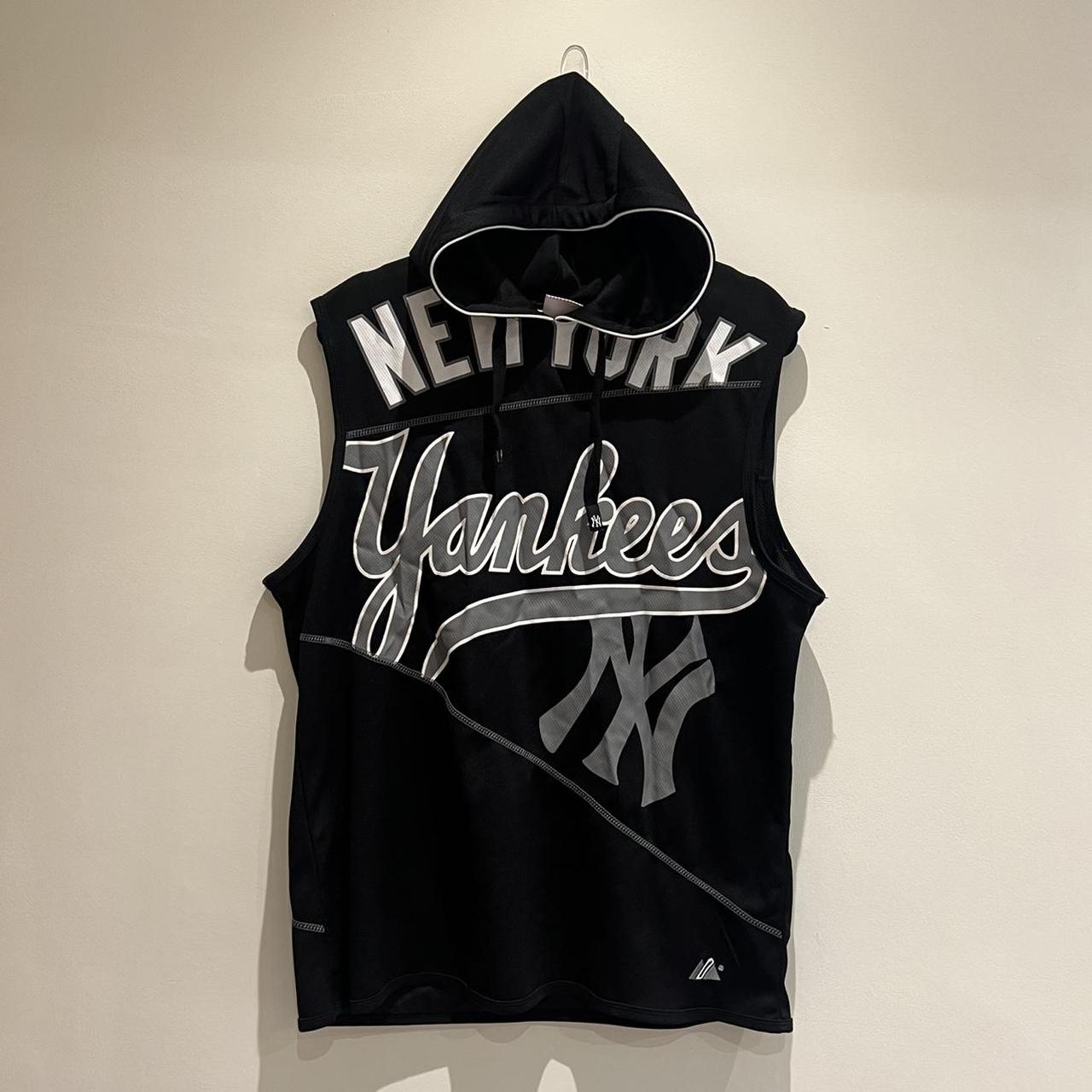 New york yankees sleeveless hot sale hoodie