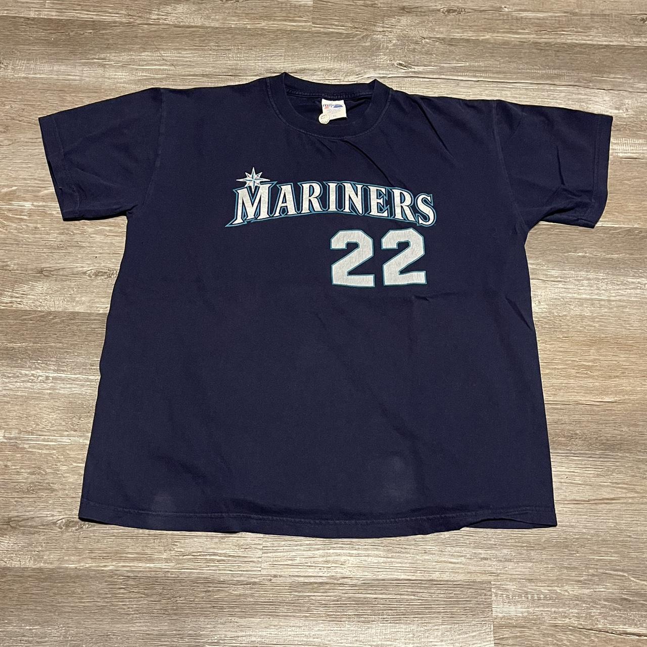 Majestic, Shirts & Tops, Vintage Seattle Mariners Baseball Jersey