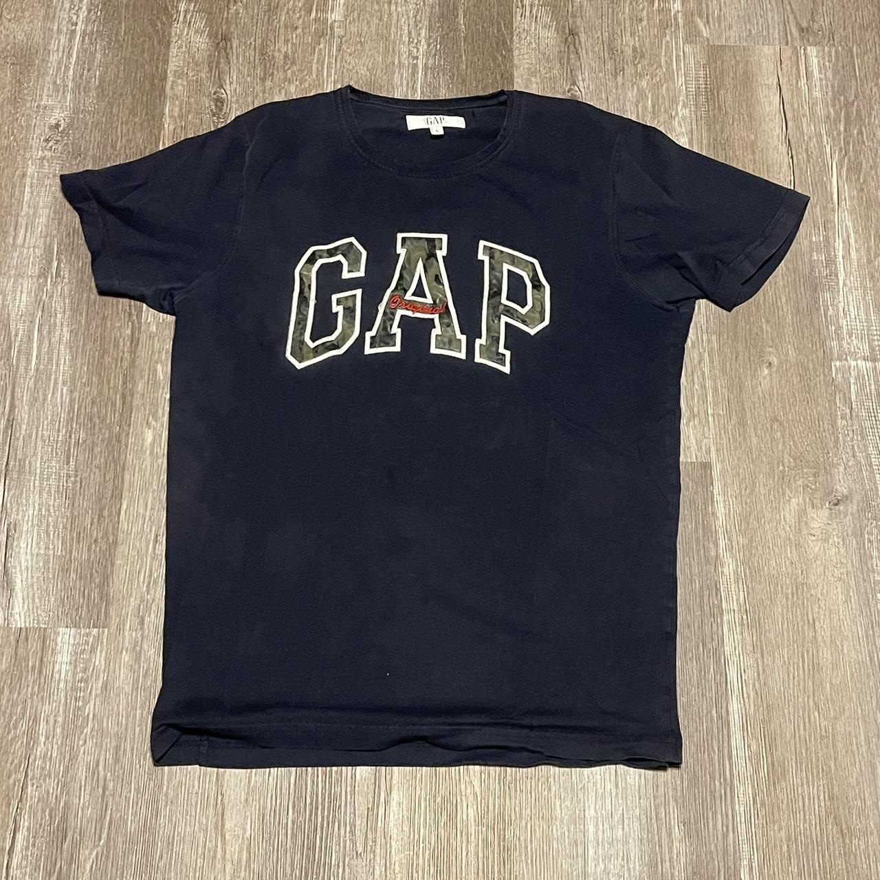 Gap Camo Logo Tshirt No rips or tears on the shirt.... - Depop