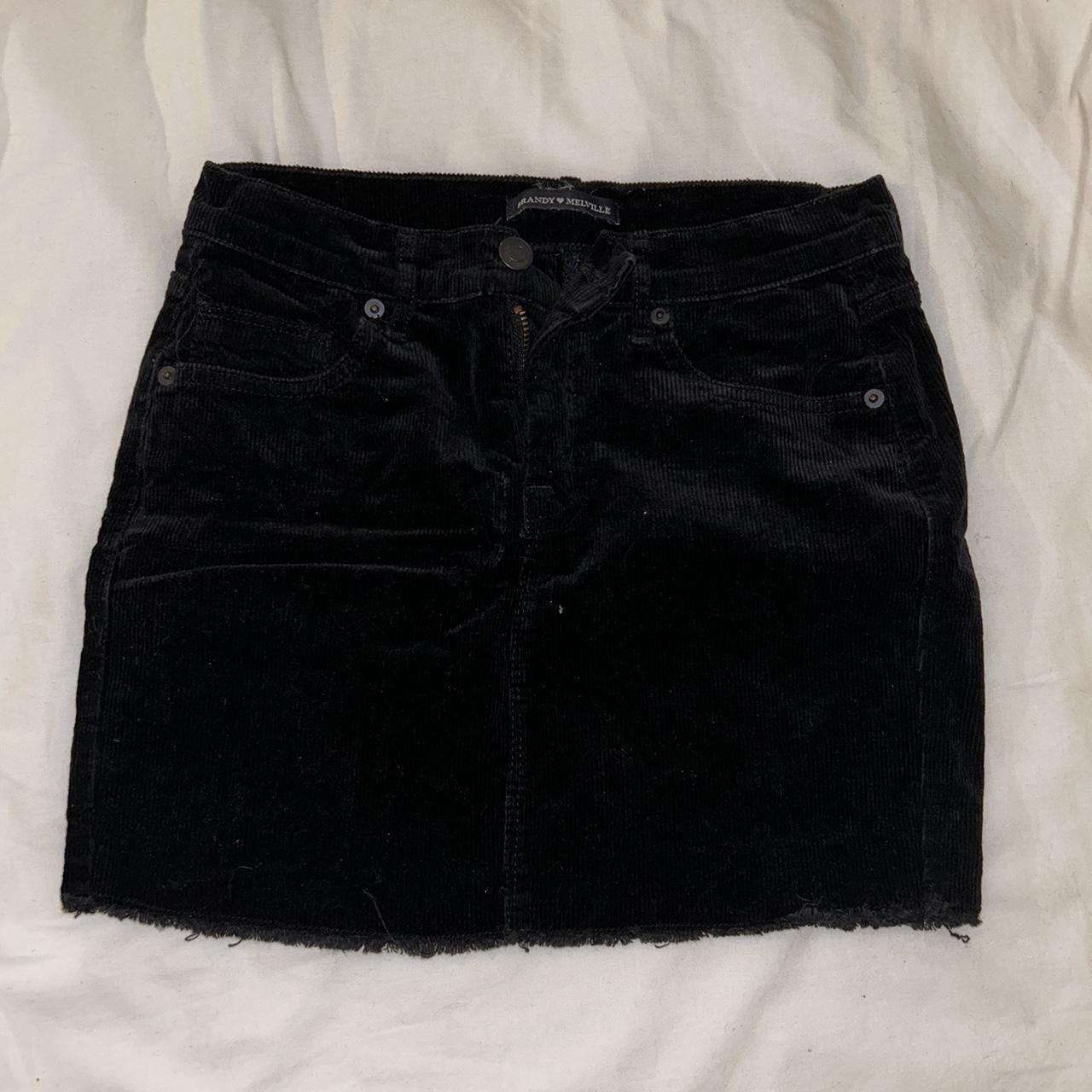 Brandy Melville Women's Black Skirt Depop