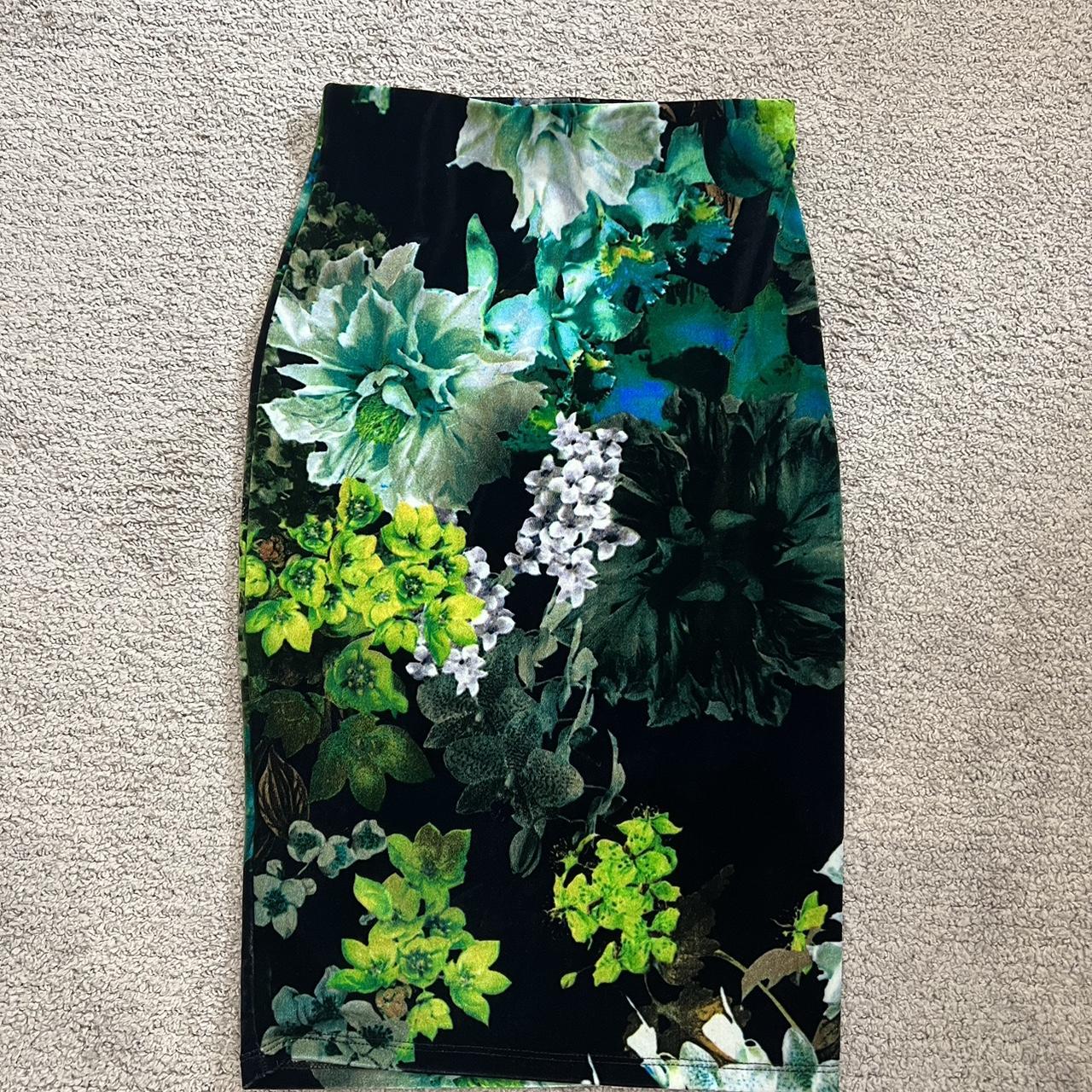 asos silk midi skirt