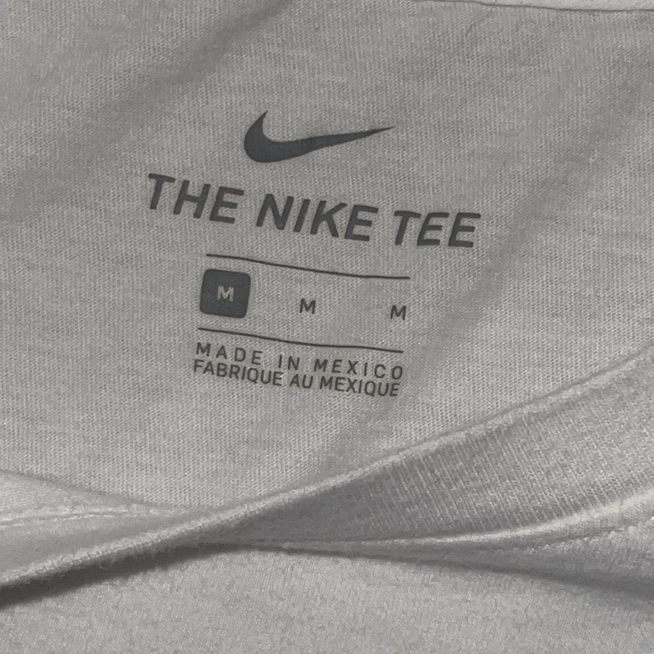 nike shirt red and white