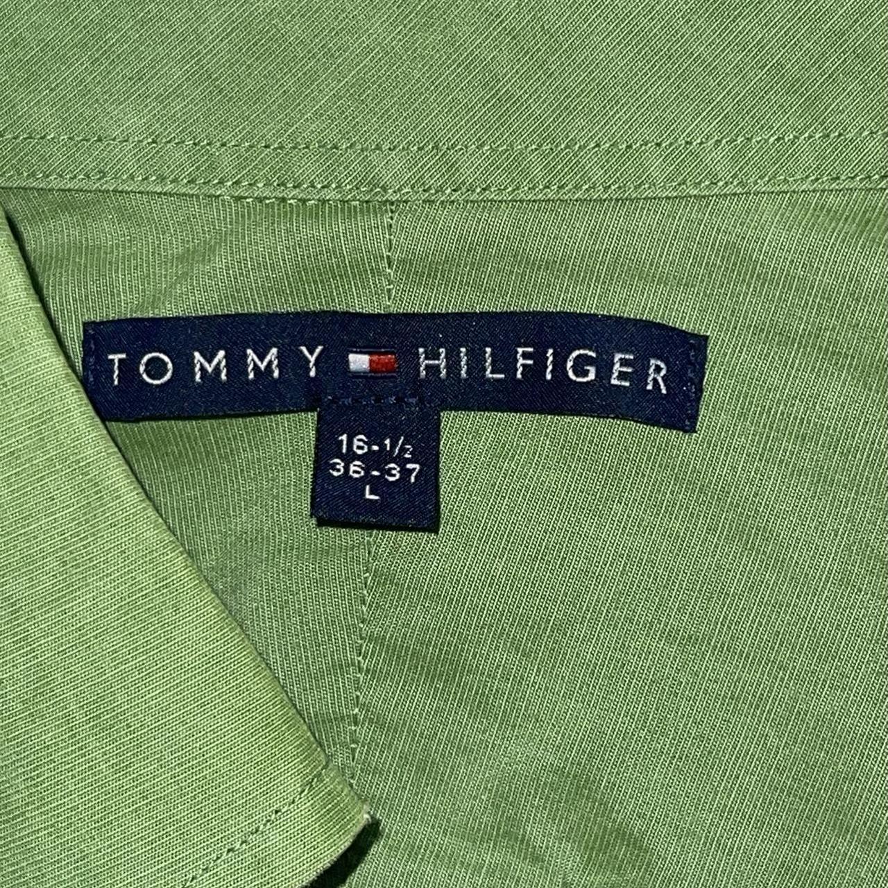 Tommy Hilfiger Men's Green Shirt | Depop
