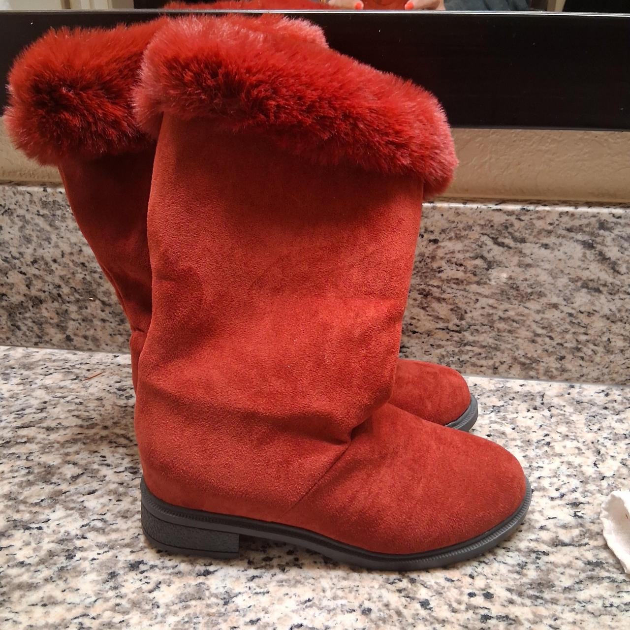 Source Unknown Women's Boots - Red/Orange - US 9.… - image 2