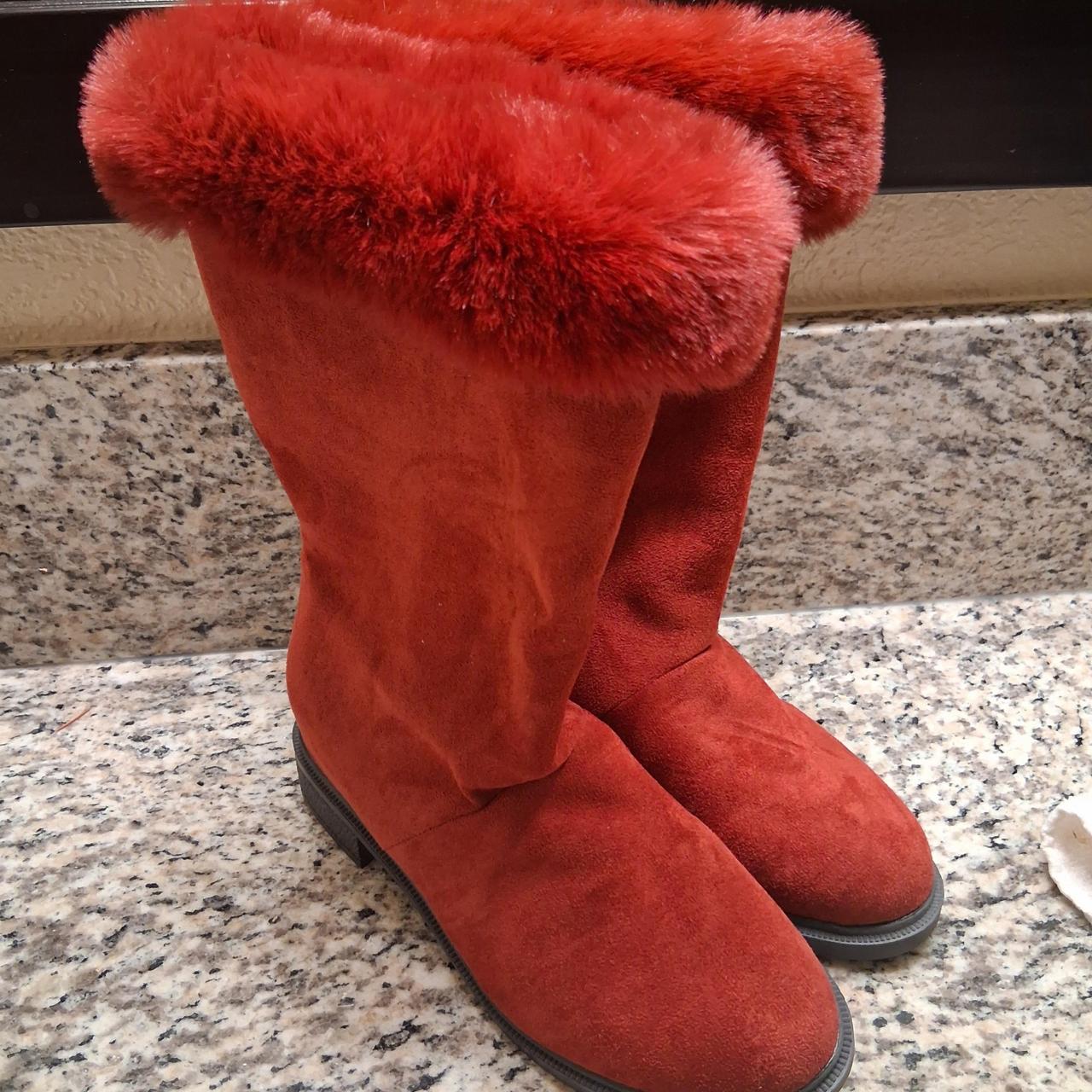 Source Unknown Women's Boots - Red/Orange - US 9.… - image 1