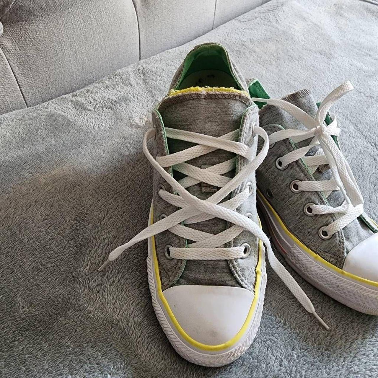 Grey and hotsell green converse