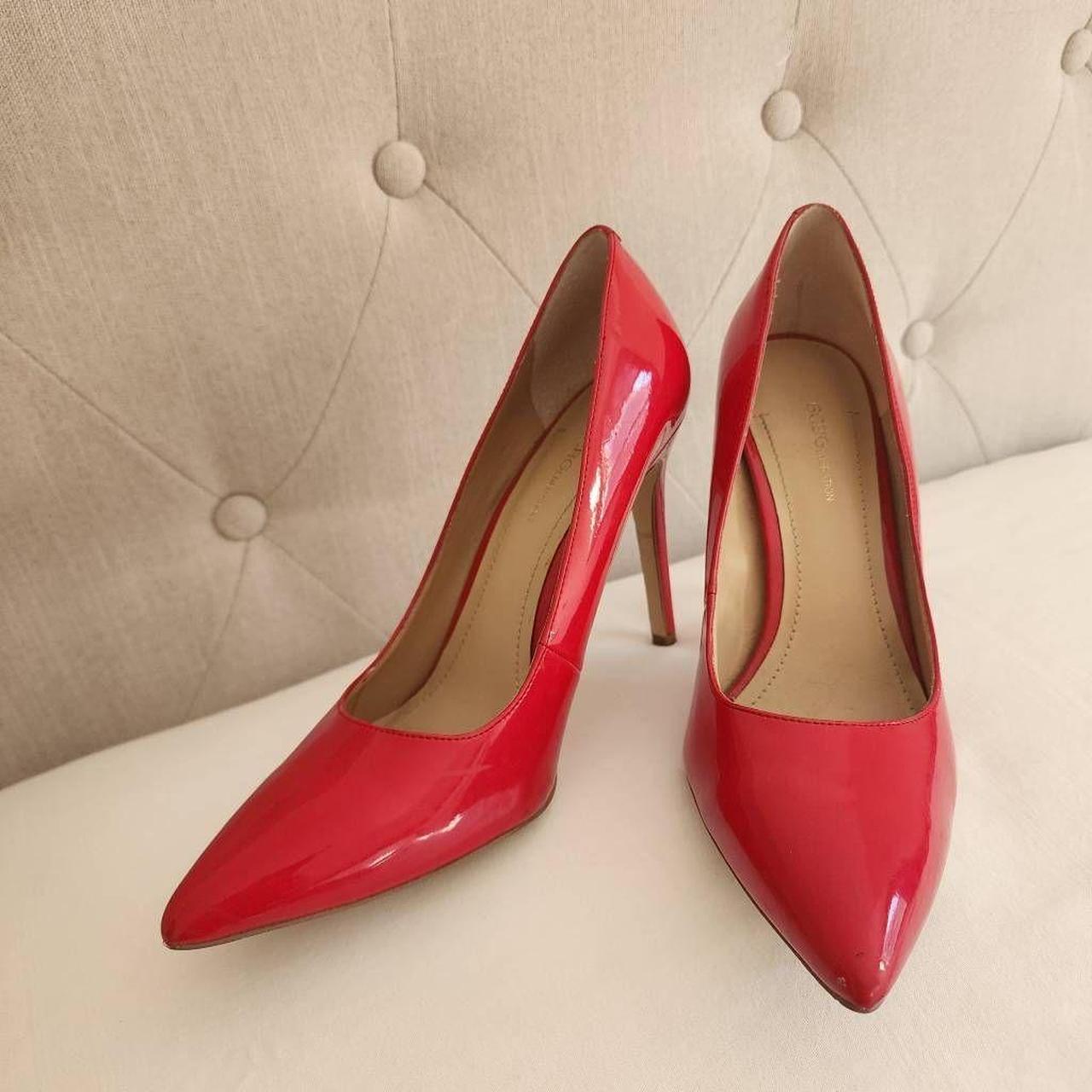 Bcbgeneration Red Faux Leather Stiletto Pumps Heels Depop 7117