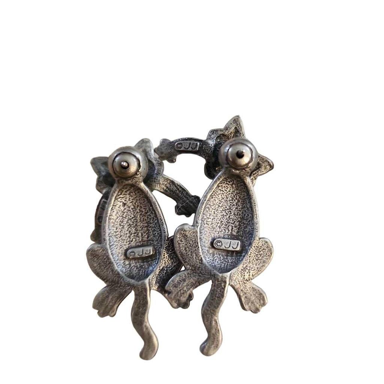VINTAGE 1940's CHARACTER CAT EARRINGS by JJ Depop