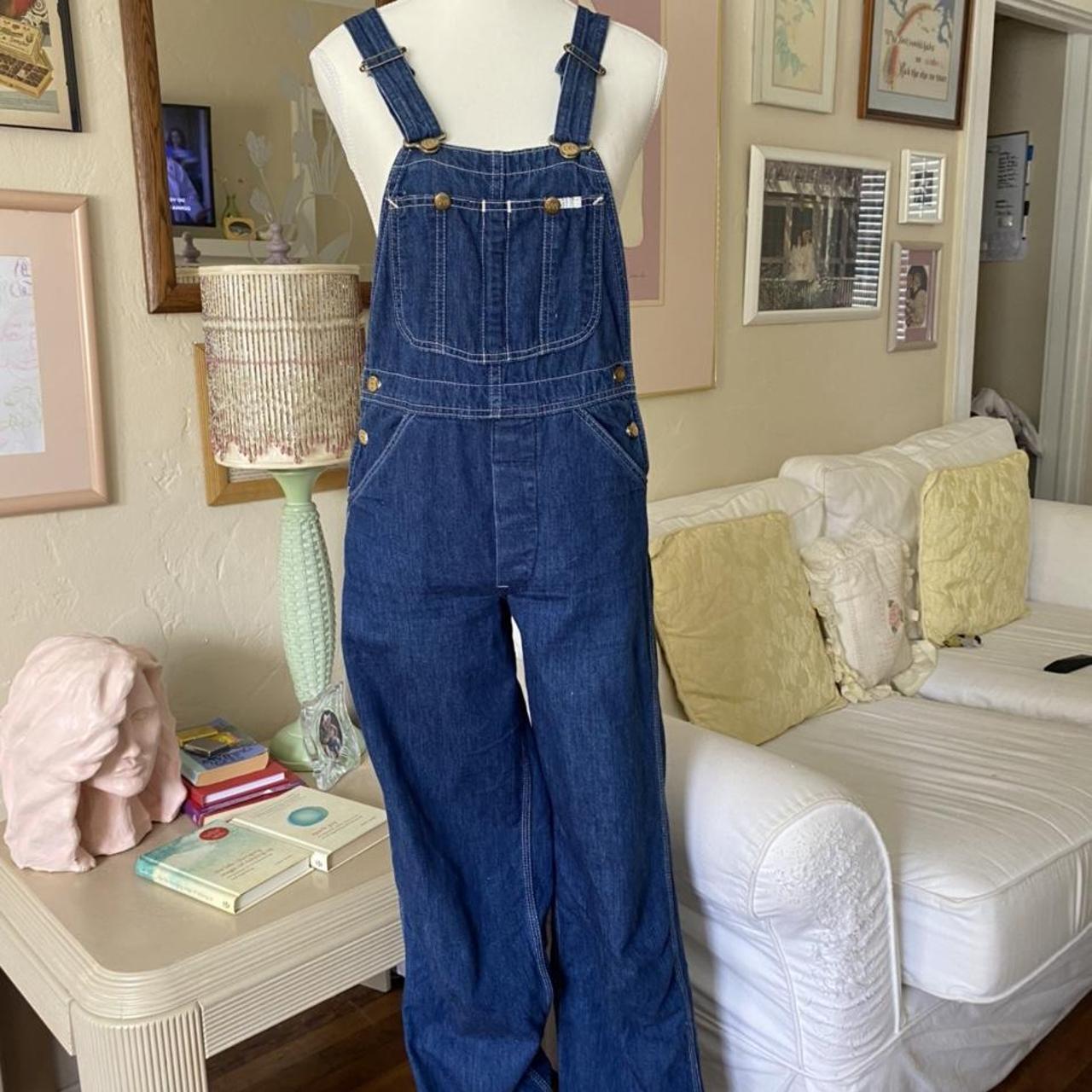 Lee overalls 33/34 hips and for someone with a... - Depop