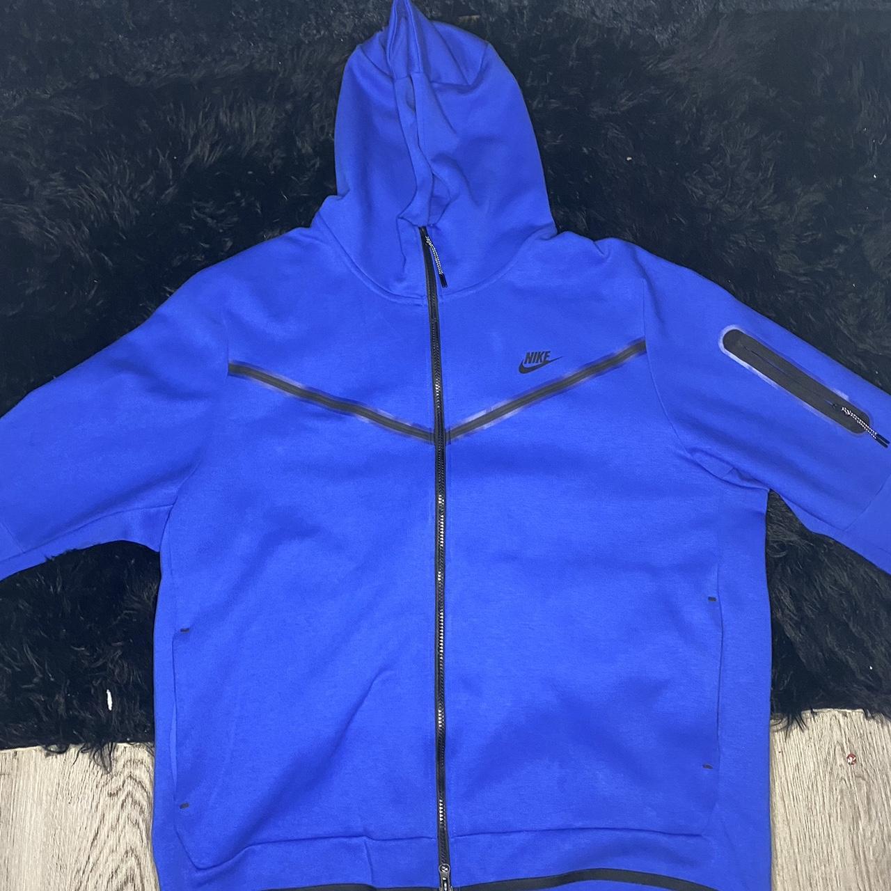 Nike Men's Blue Hoodie | Depop