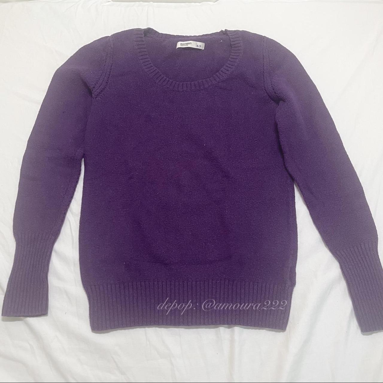 Old navy shop purple sweater