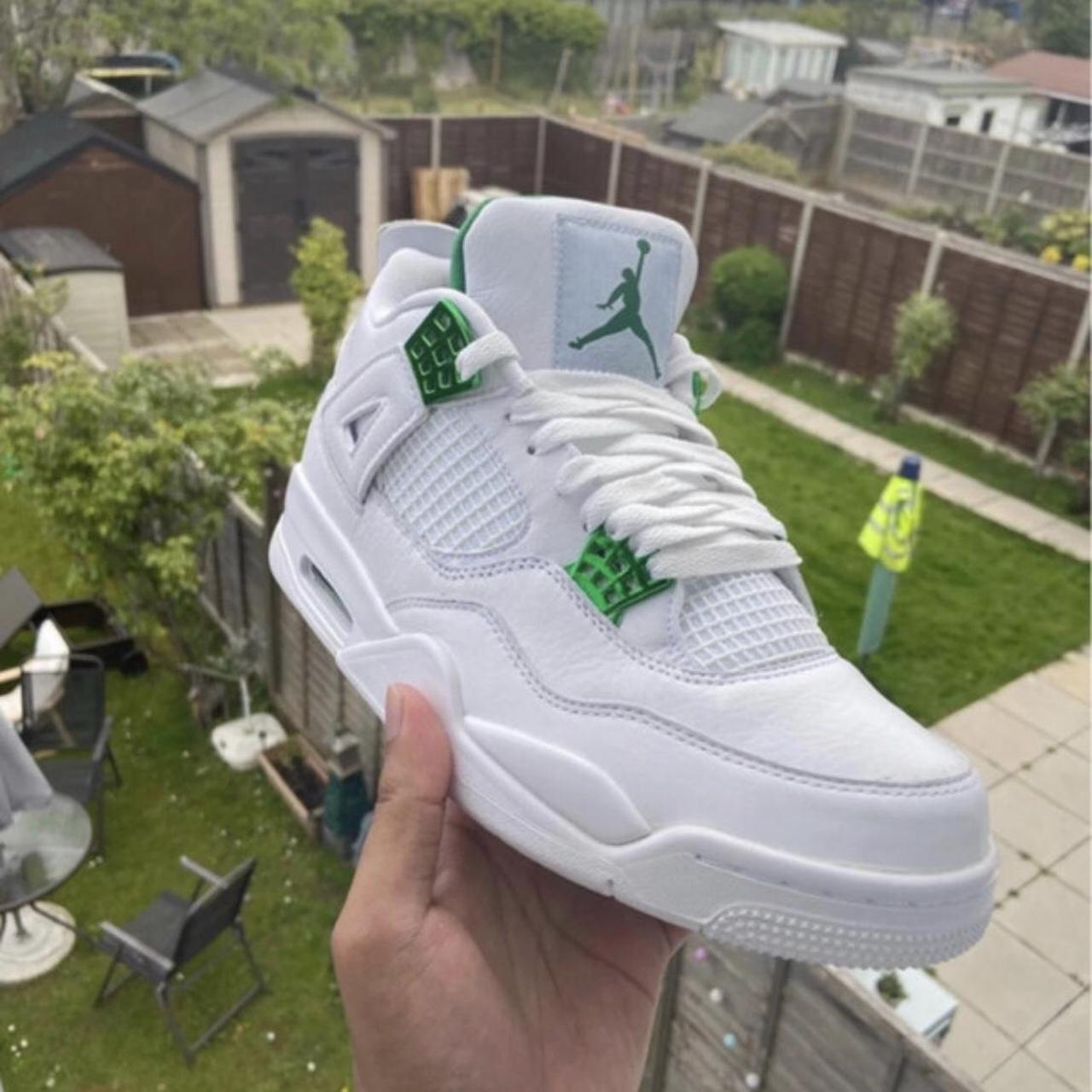 jordan 4 metallic green
