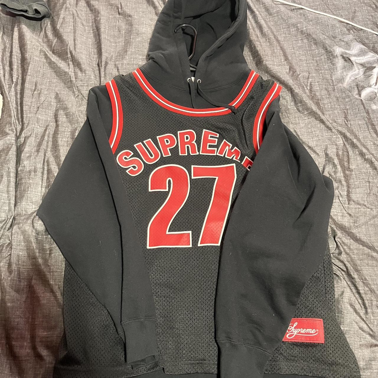 Supreme Jersey/Hoodie Size Medium 100% Legit- Bought... - Depop