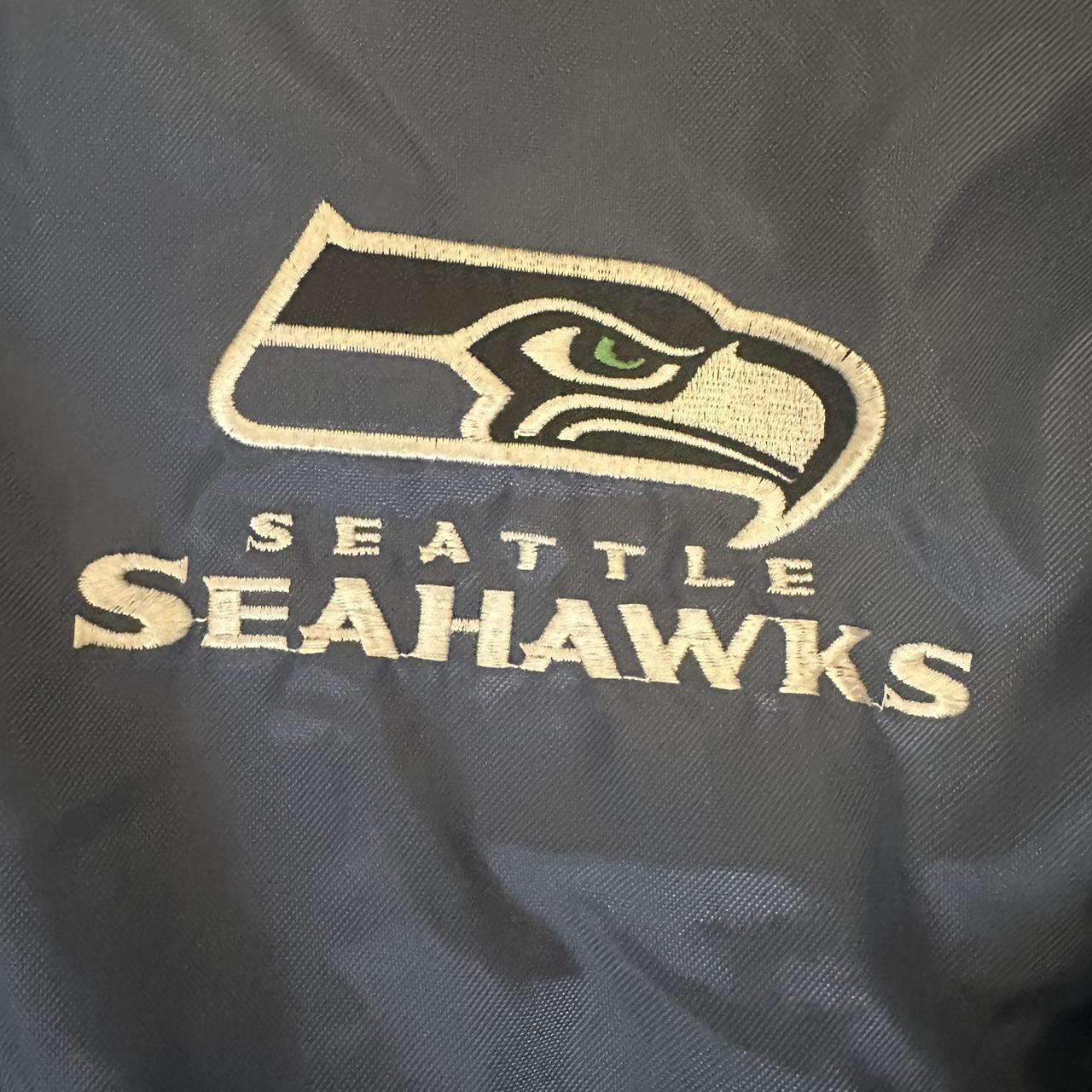 Reversible Seattle Seahawks coat Size xl Has wrist - Depop