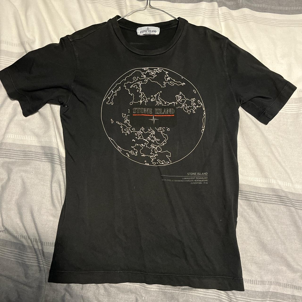 Stone Island Black T-shirt | Depop