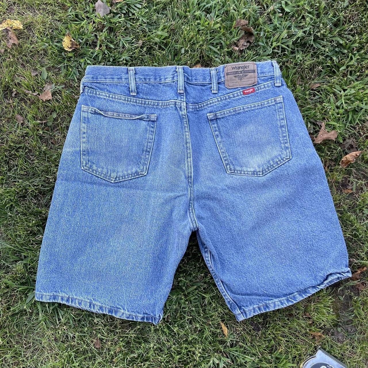 fire wrangler jorts • 36” waist • nice fades •... - Depop