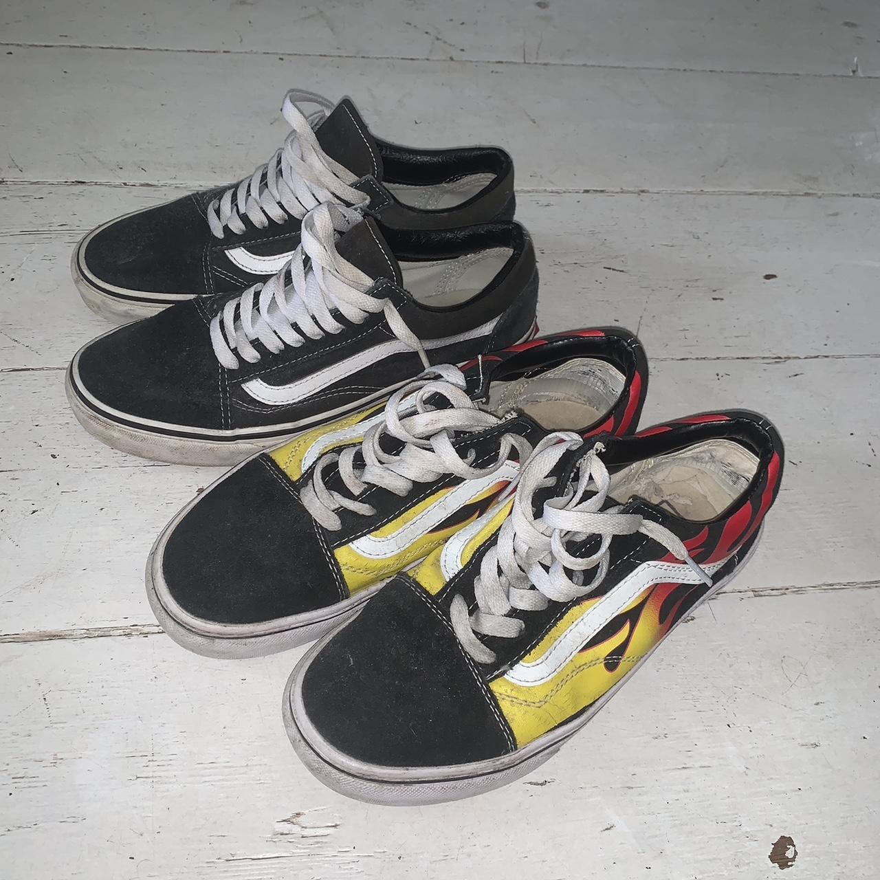 Vans old skool yellow on sale laces