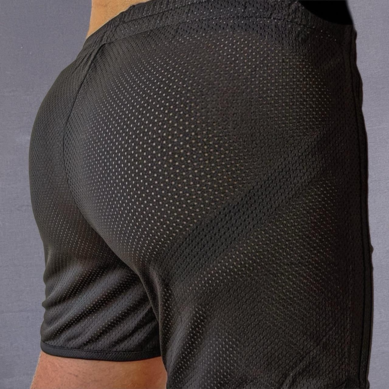 SeeThrough Mesh Breathable Shorts for men. Large... Depop