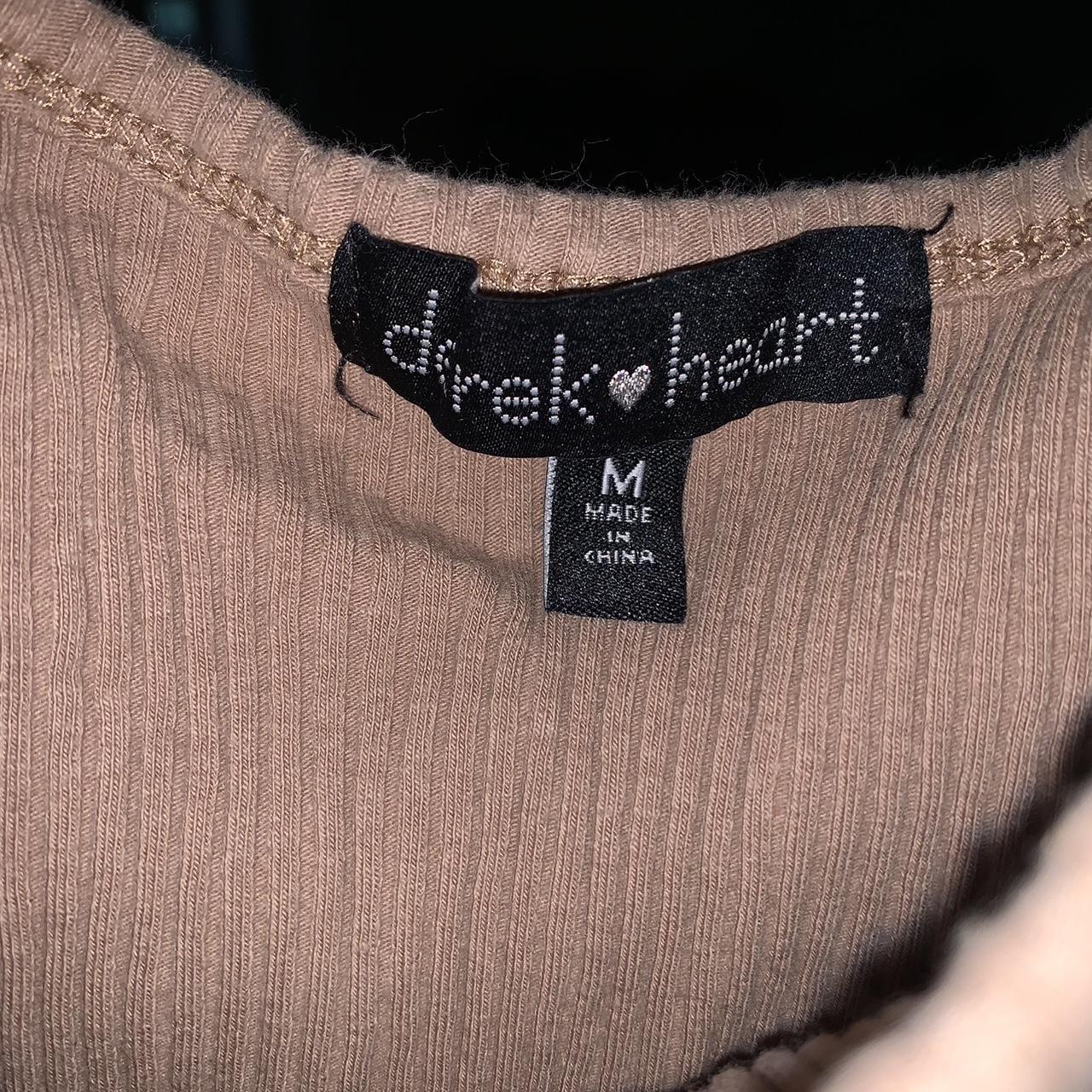 Super cute Derek heart brown dress🤎 (open to offers 🫶) - Depop