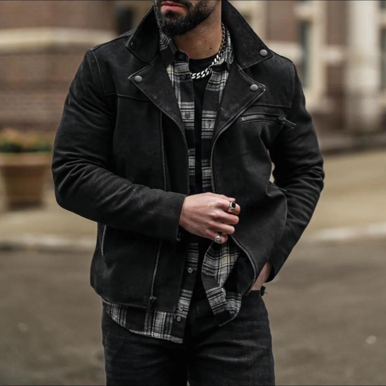 Thursday Boot Black Cool Jacket Men's Keanu Leather Jacket In