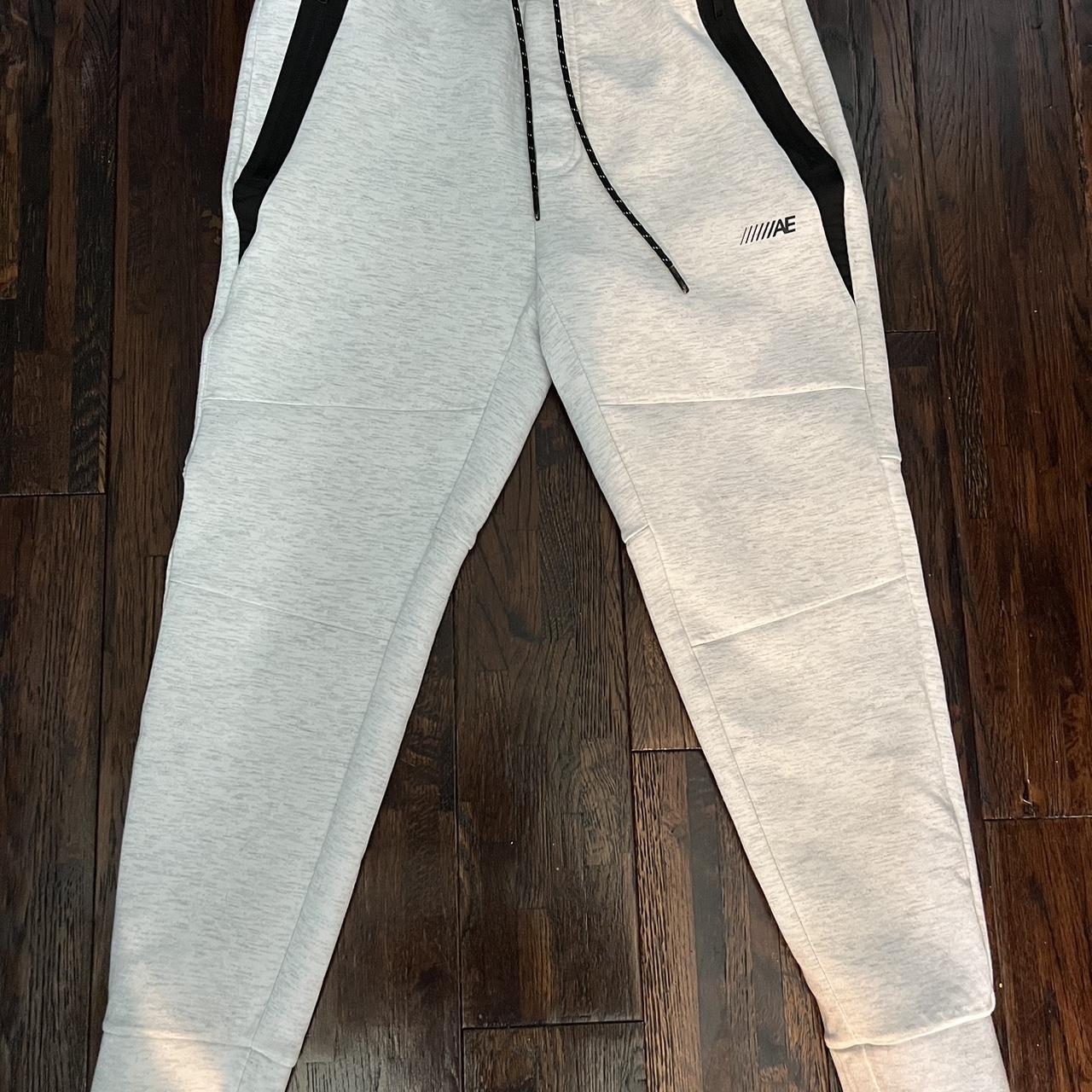 American Eagle Outfitters Men's White Joggers-tracksuits | Depop