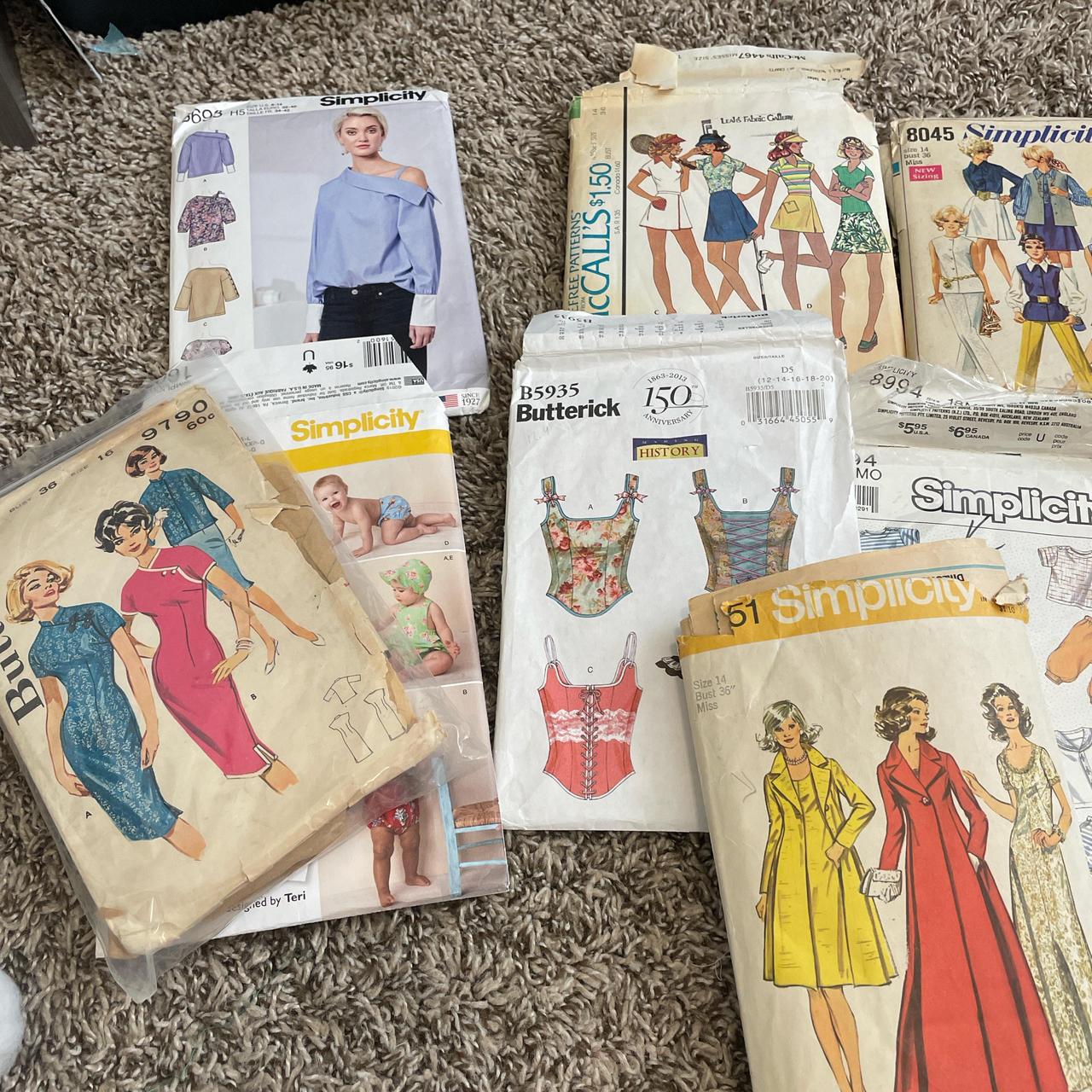 Sewing pattern lot. Patterns for infant to toddler... - Depop