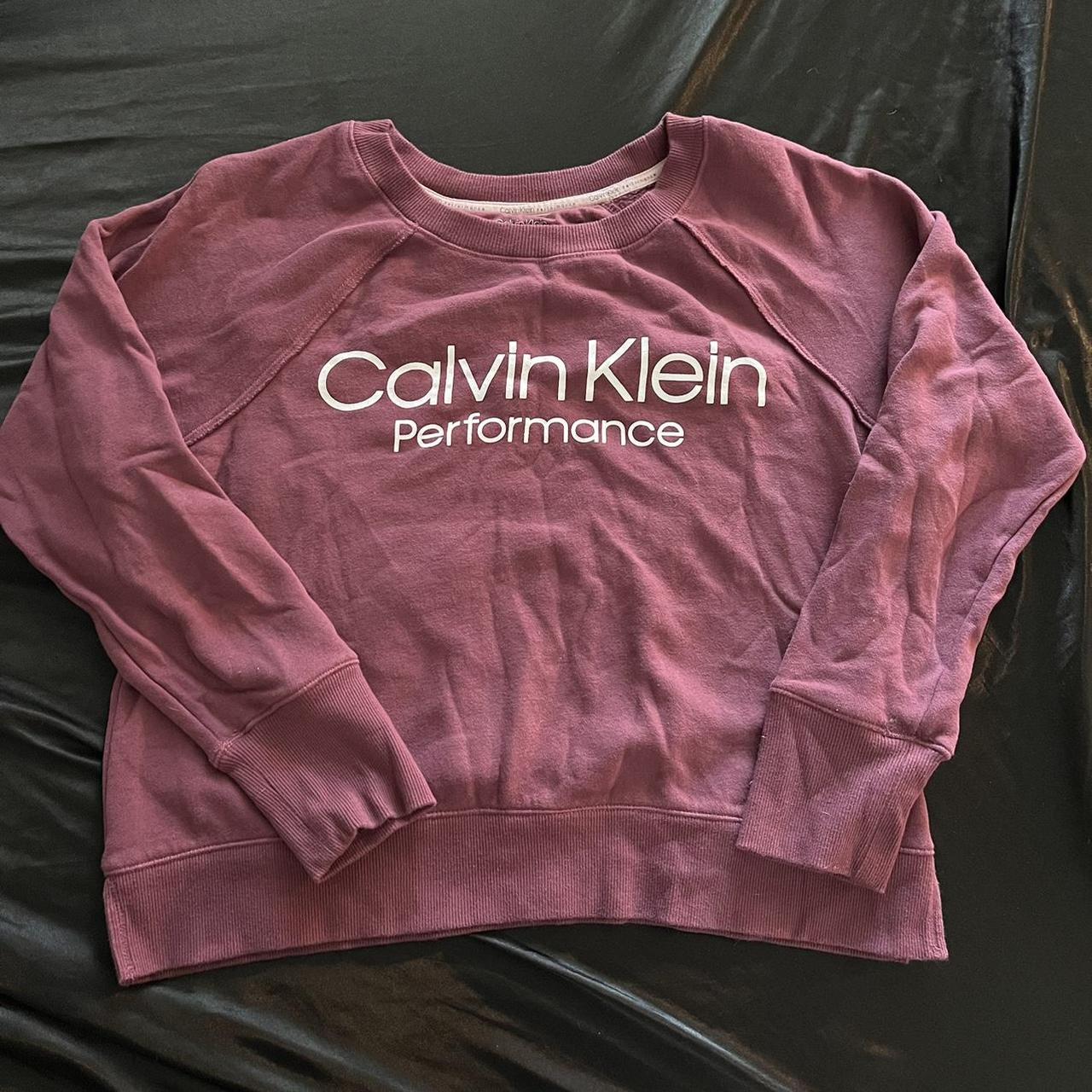 Calvin Klein Sportswear Women's Purple and Pink Sweatshirt