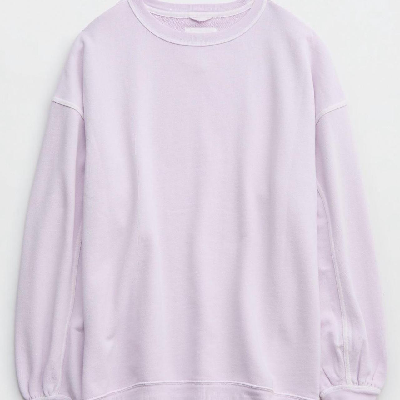Light purple Aerie crew sweatshirt, SIZE: XL,