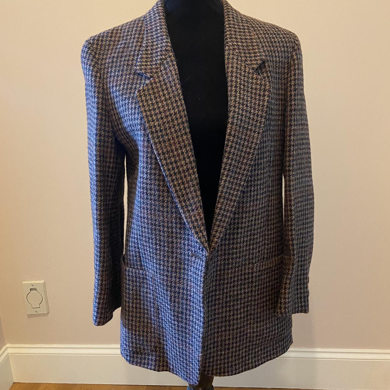 Academic Tweed Blazer Men’s lands end blazer 100%... - Depop