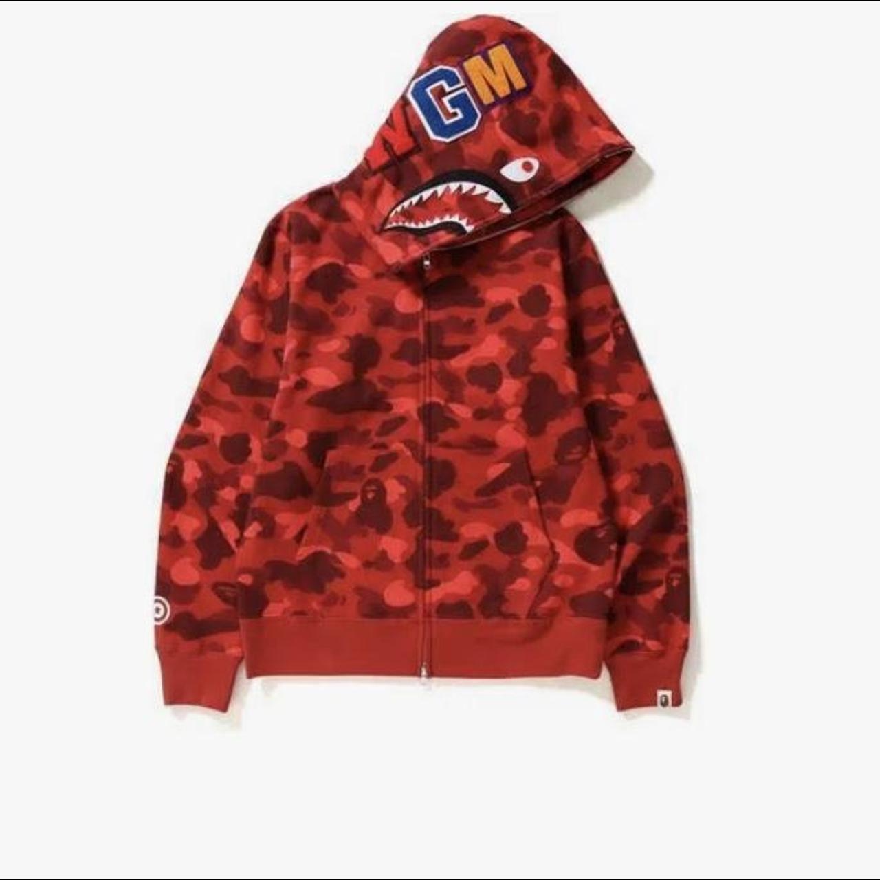 Real bape hoodie♥️ ZIPPER IS BROKEN bape streetwear Depop